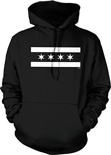 NOFO Clothing Co Chicago Flag Design, Chicago Pride Hooded Sweatshirt