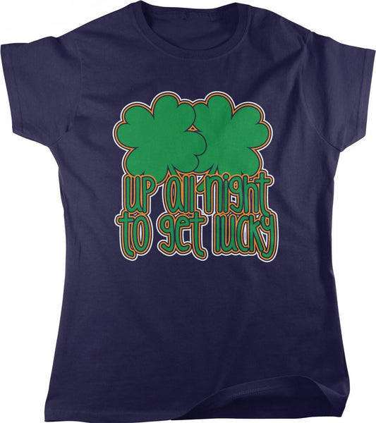 Irish Lucky Clover Shirt – Women's Shamrock Tee | St Patricks Day Apparel