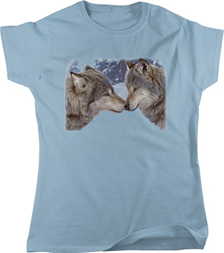 NOFO Clothing Co Wolves, Two Wolves in The Winter Women's T-Shirt
