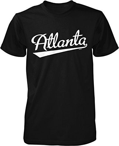 NOFO Clothing Co Atlanta Script Baseball Font Men's T-Shirt