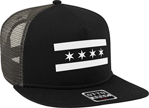 NOFO Clothing Co Chicago Flag, Four Stars Snapback Trucker Hat