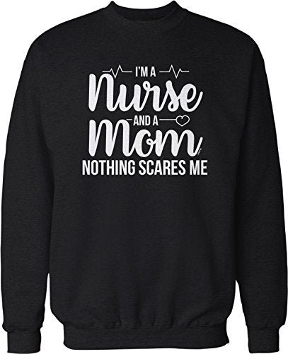 Nurse Mom Sweatshirt - Exclusive NOFO Crew Neck Cotton Polyester Top