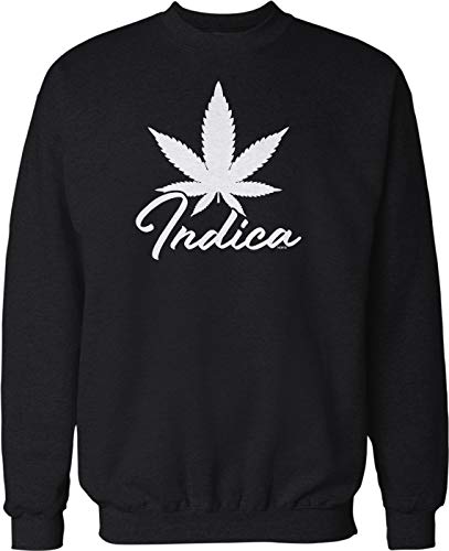 NOFO Clothing Co Indica Marijuana Plant Crew Neck Sweatshirt