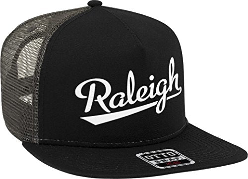 NOFO Clothing Co Raleigh Script Baseball Font Snapback Trucker Hat
