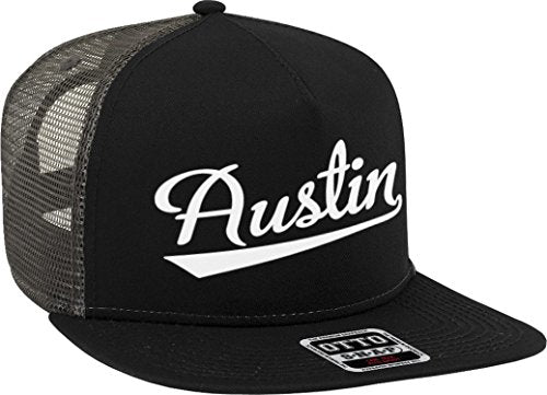 NOFO Clothing Co Austin Script Baseball Font Snapback Trucker Hat