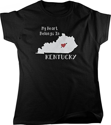 NOFO Clothing Co My Heart Belongs in Kentucky Women's T-Shirt
