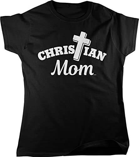 Christian Mom T-Shirt – Women's Graphic Tee | Pre-Shrunk Cotton Casual Shirt