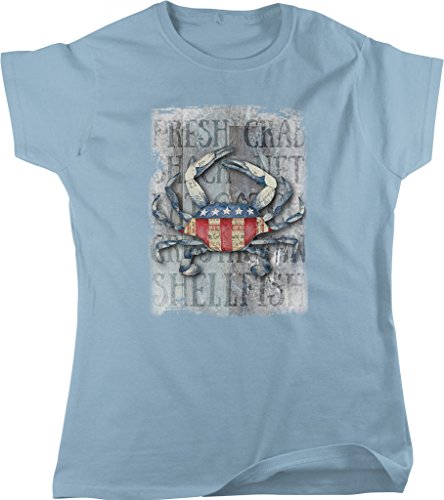 NOFO Clothing Co Patriotic Crab, Fresh Crab Sign Women's T-Shirt