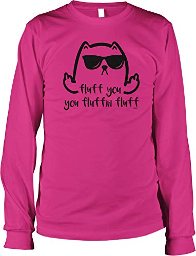 NOFO Clothing Co Fluff You, You fluffin Fluff Men's Long Sleeve Shirt