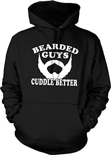 NOFO Clothing Co Bearded Guys Cuddle Better Hooded Sweatshirt
