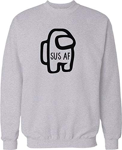 NOFO Clothing Co sus af Crew Neck Sweatshirt, M LtGray