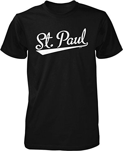 NOFO Clothing Co St. Paul Script Baseball Font Men's T-Shirt
