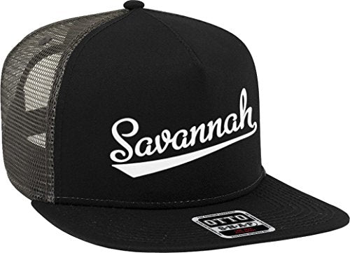 NOFO Clothing Co Savannah Script Baseball Font Snapback Trucker Hat