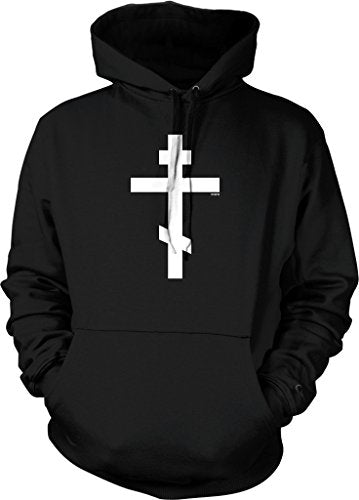 NOFO Clothing Co Orthodox Cross, Byzantine, Russian Orthodox Cross Hooded Sweatshirt