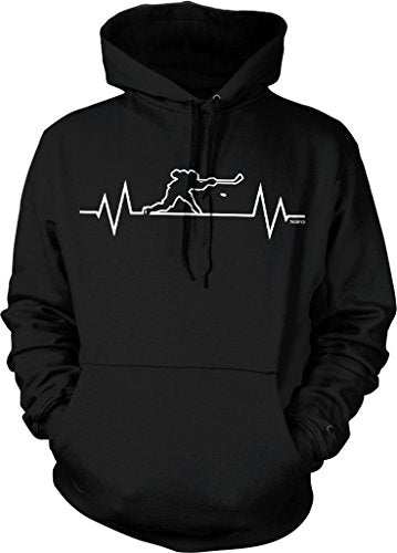 NOFO Clothing Co Hockey Heartbeat, I Love Hockey Hooded Sweatshirt