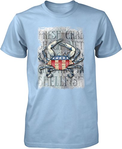NOFO Clothing Co Patriotic Crab, Fresh Crab Sign Men's T-Shirt