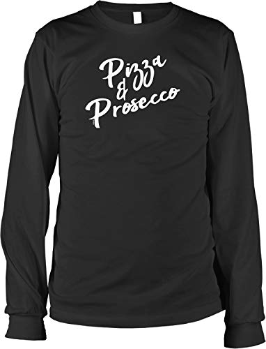 NOFO Clothing Co Pizza and Prosecco Men's Long Sleeve Shirt
