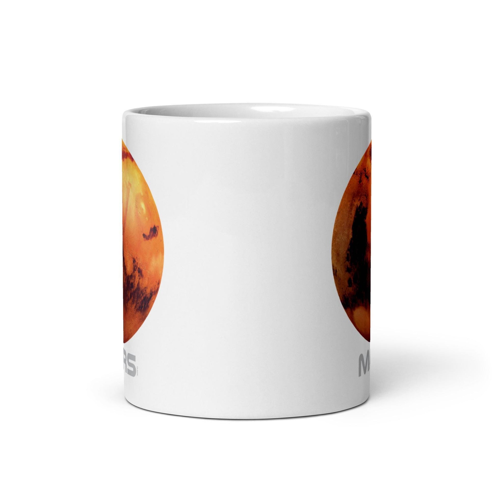 Plant Mars White glossy mug