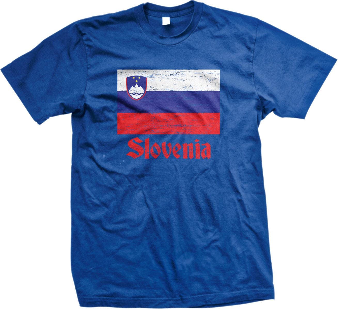 Slovenia Flag T-Shirt – Durable Soccer Shirt With Slovene Pride Design