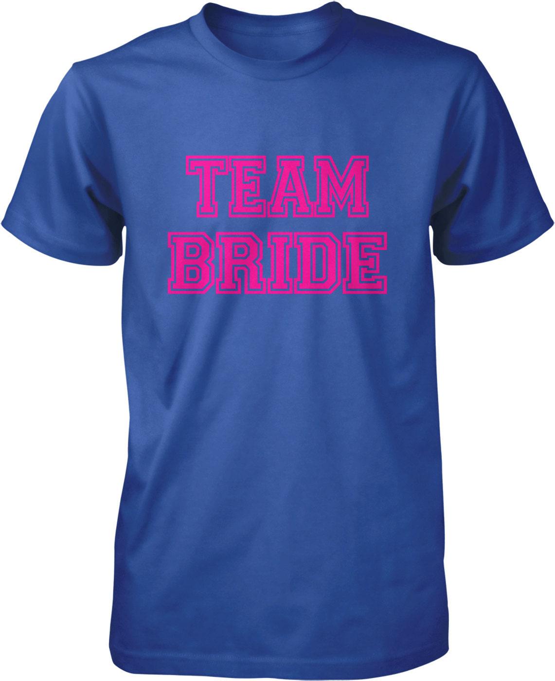 Team Bride T-Shirt – Cotton Men's Wedding Party Tee | Bachelorette Party Shirt