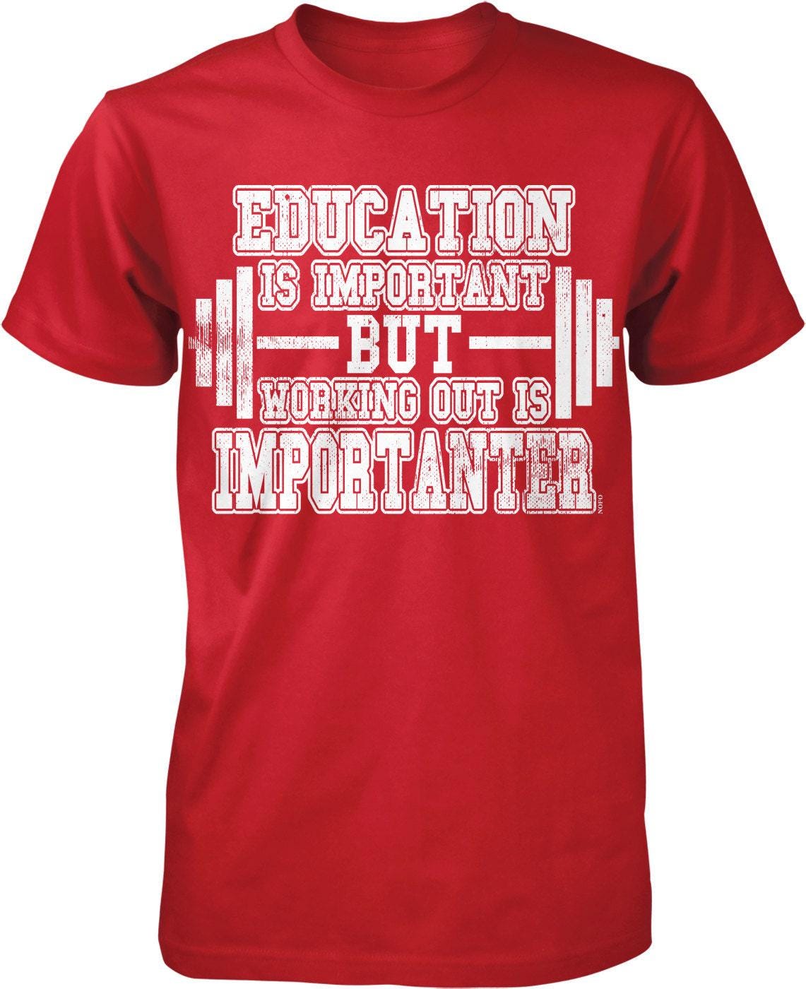 Fitness Humor Shirt - Casual Cotton Tee With Soft Breathable Fabric & Durable Gym Apparel