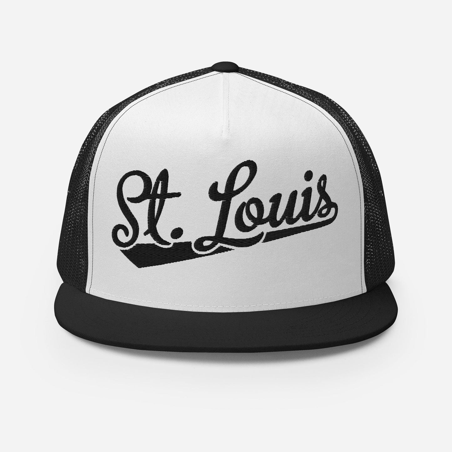 Snapback Trucker Hat – St Louis Baseball Cap With Breathable Mesh Back & Cotton Front Panel