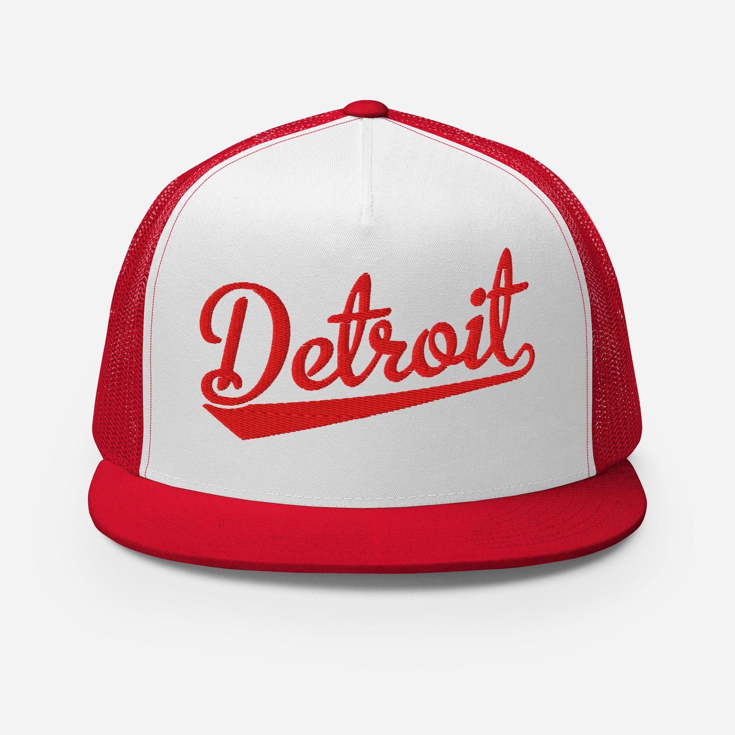 Detroit Snapback Hat – Five Panel Hat With Breathable Mesh & Custom Thread Colors