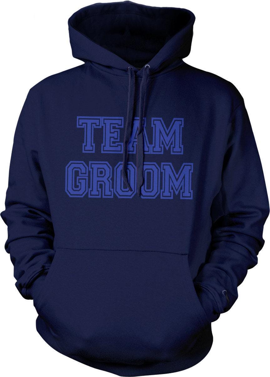 Team Groom Sweatshirt – Durable Bachelor Party Hoodie With Double Ply Hood