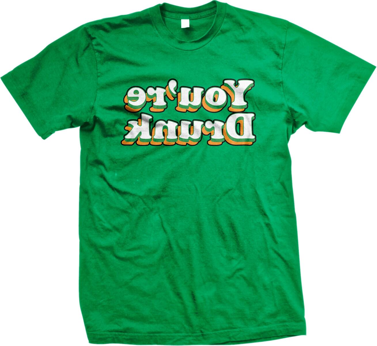 Irish T-Shirt - St Patricks Day Shamrock Design Shirt | Beer Crawl Tee