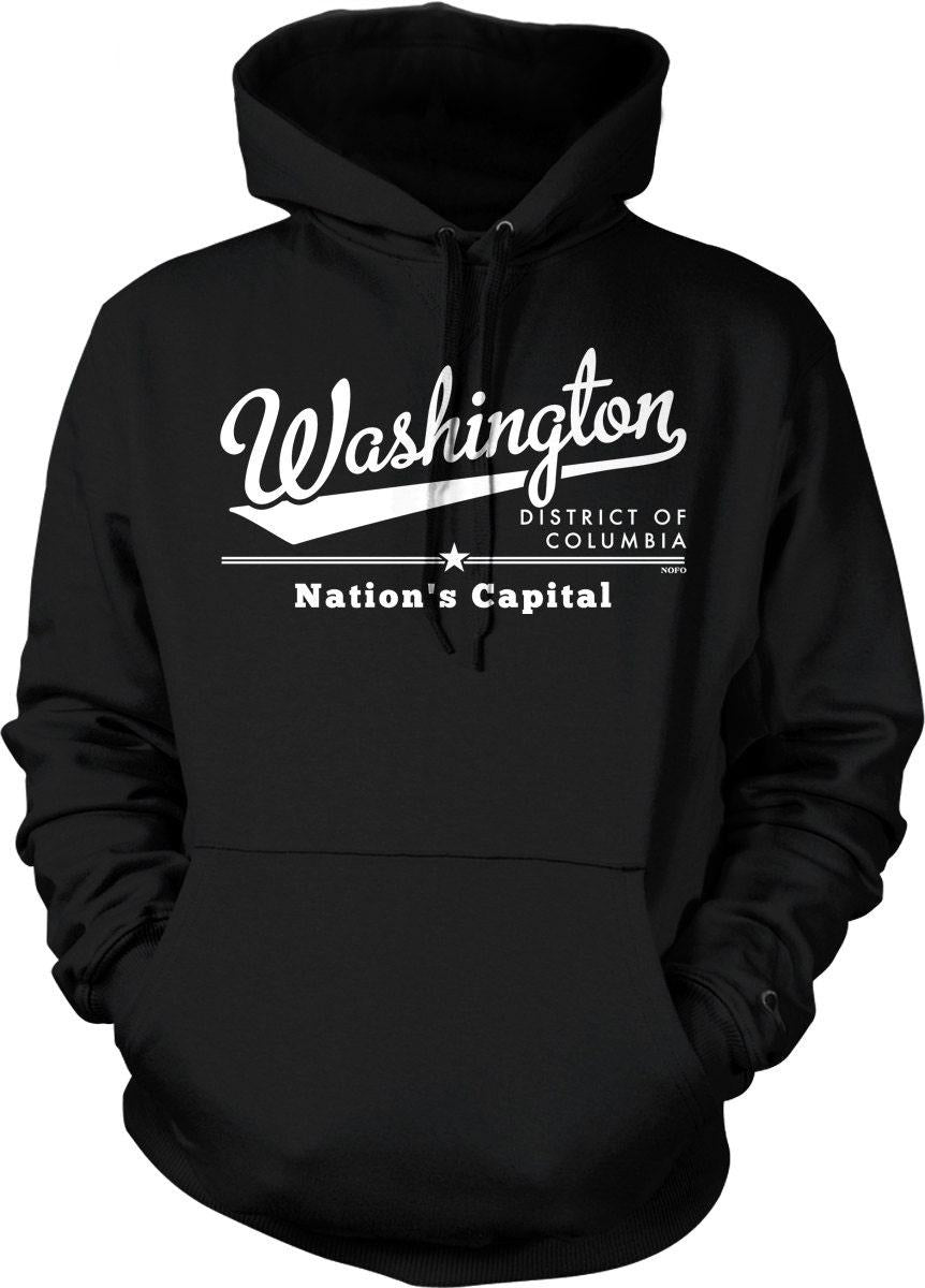 Capital City Hoodie - Urban Style DC Sweatshirt With Pouch Pocket & Durable Stitch