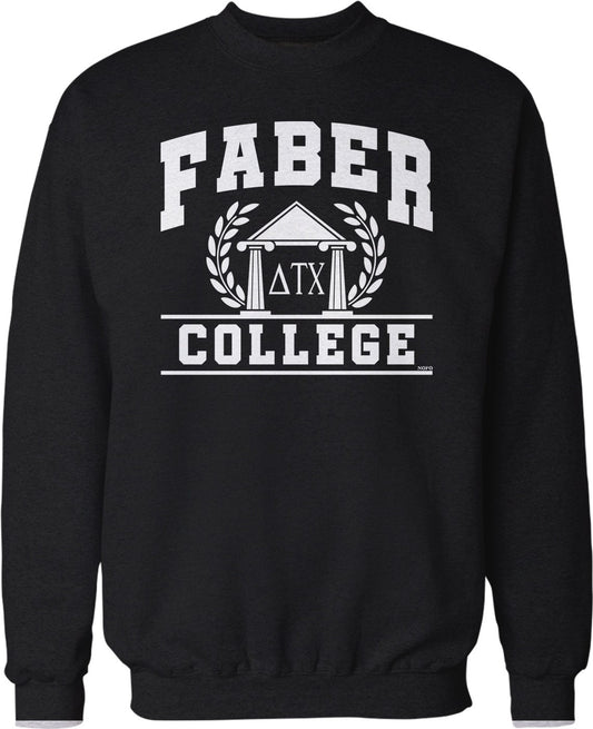 Crew Neck Sweatshirt – Delta Tau Chi College Apparel With Pouch Pocket Hoodie
