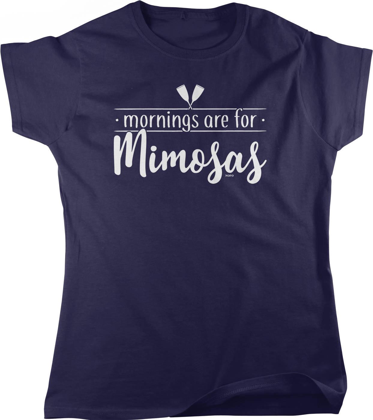 Women's Mimosa T-Shirt – Casual Brunch Tee With Soft Cotton & Relaxed Fit