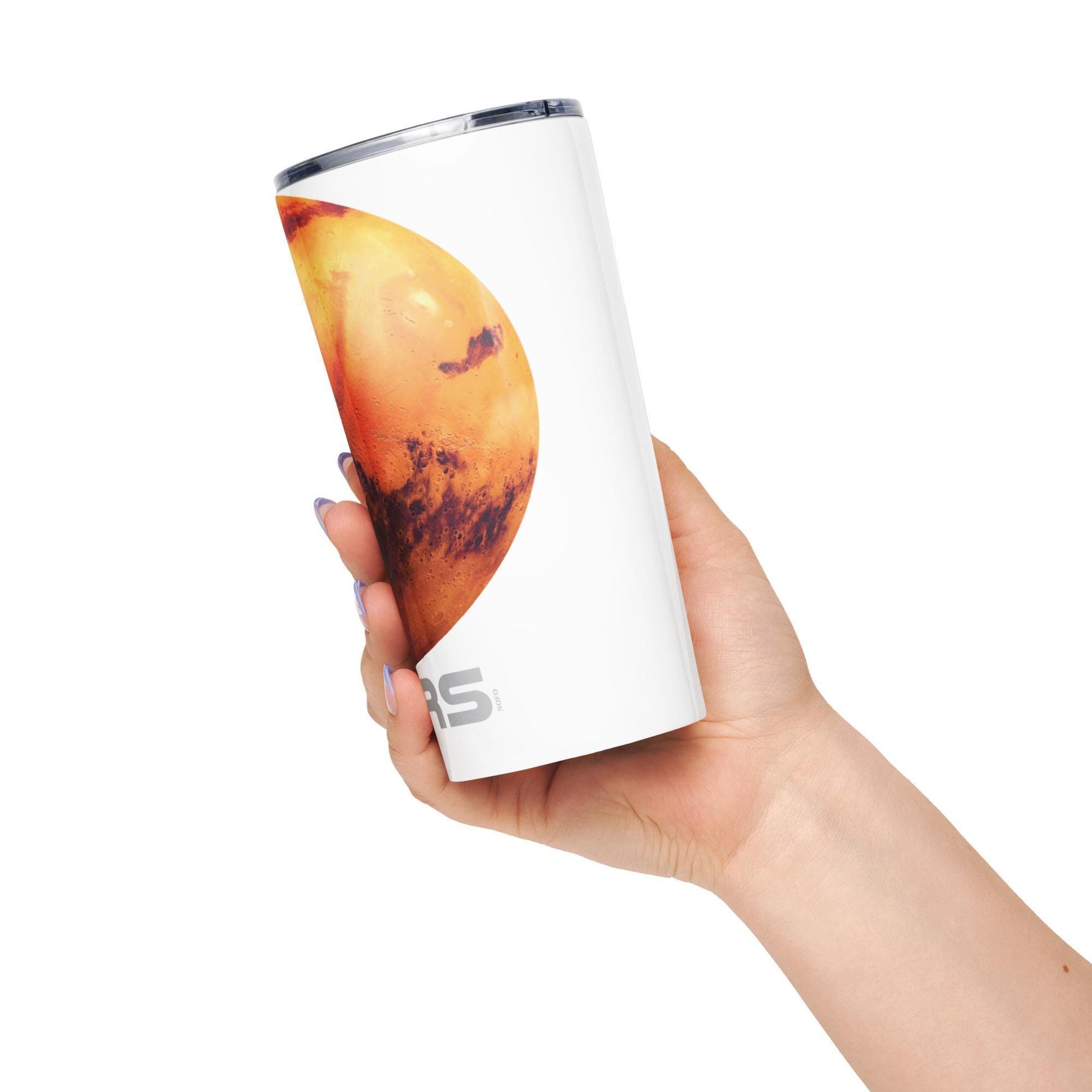 Tapered stainless steel tumbler