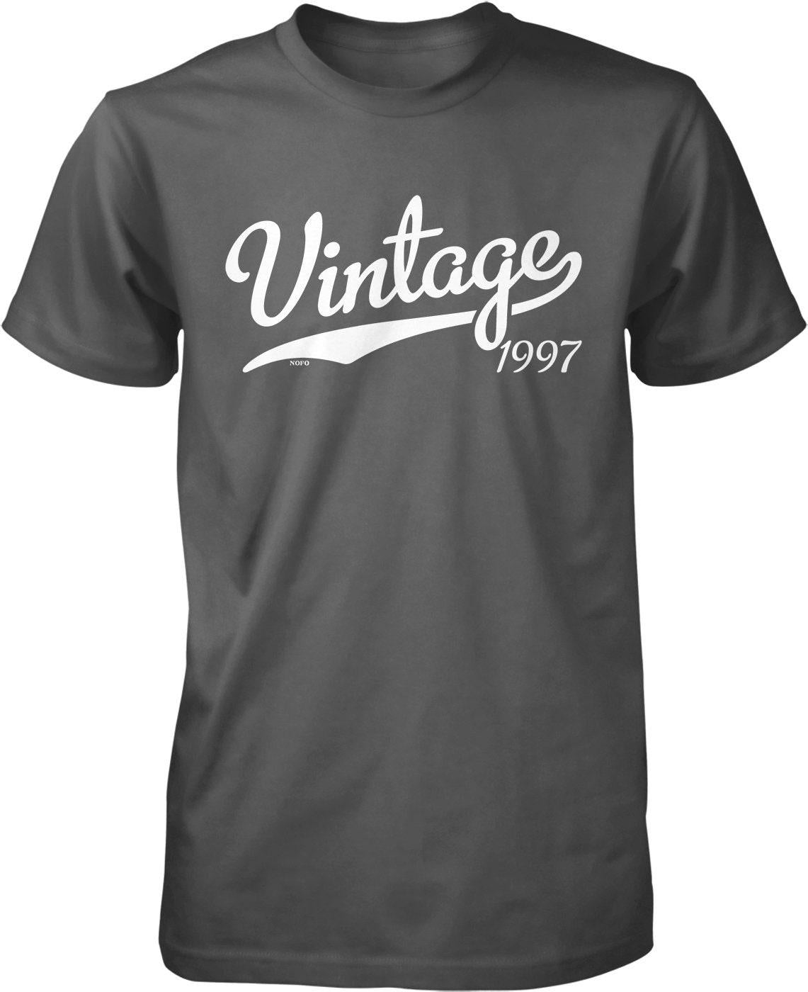Vintage Men's T-Shirt - Classic 1997 Fit Tee | Soft Cotton Fabric
