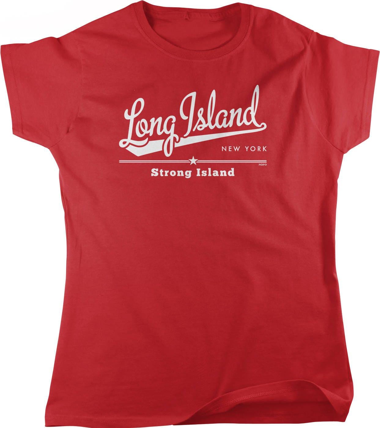 Strong Island Women's T-Shirt – Long Island Tee | Casual Cotton Shirt, Comfortable Fit