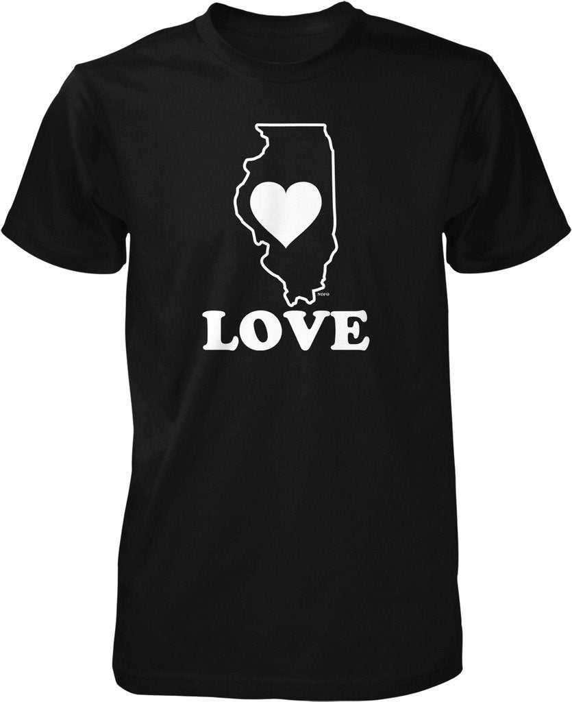 NOFO Clothing Co Illinois Love Men's T-Shirt