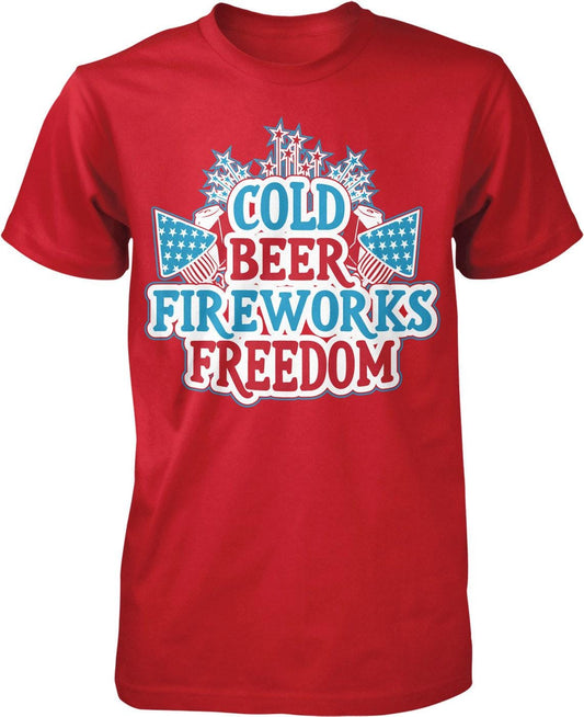 Independence Day T-Shirt - USA Patriotic Shirt | July 4th Shirt with Cotton Crew Neck