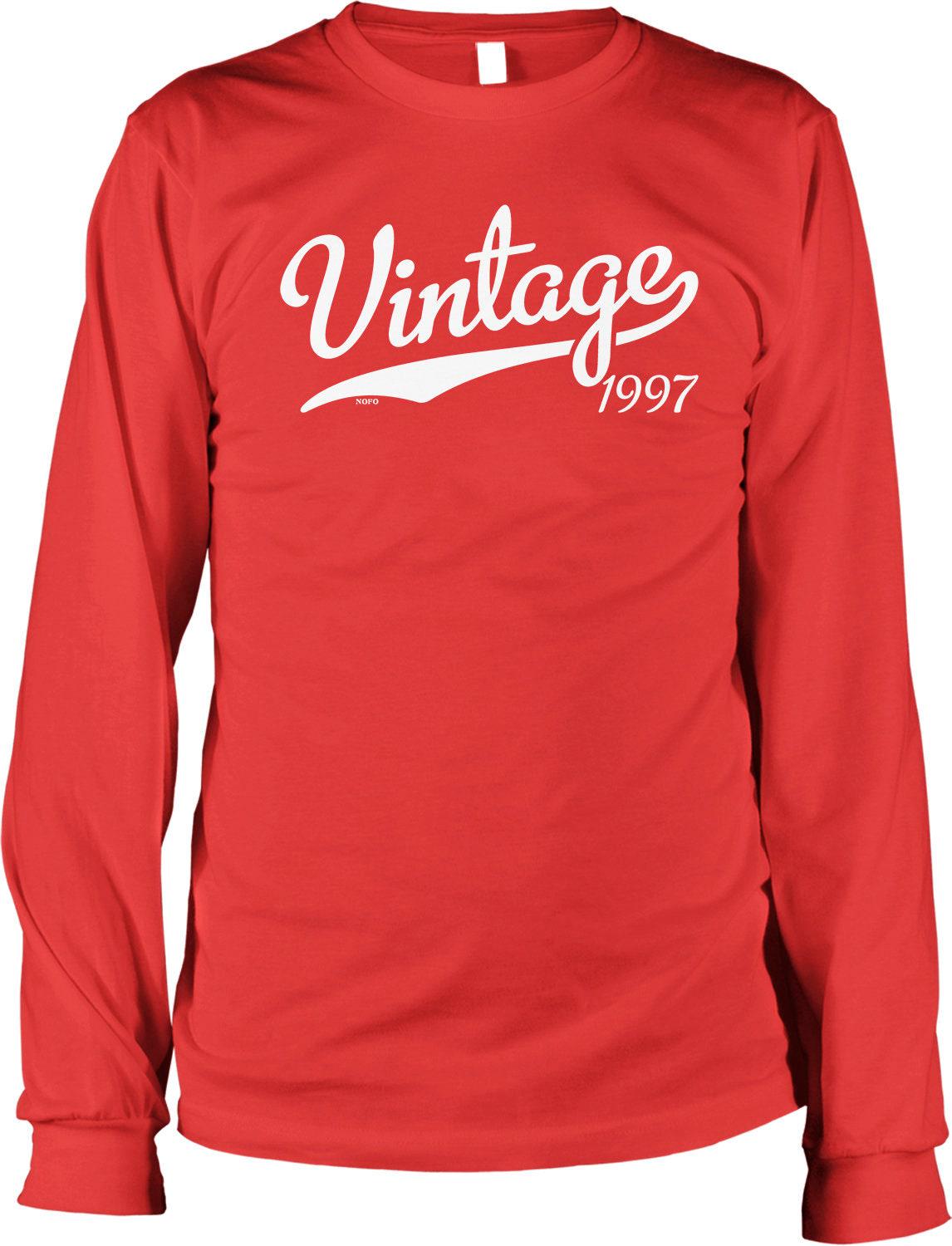 Vintage Long Sleeve Shirt – Mens Cotton 1997 Shirt With Comfortable Fit & Durable Casual Wear