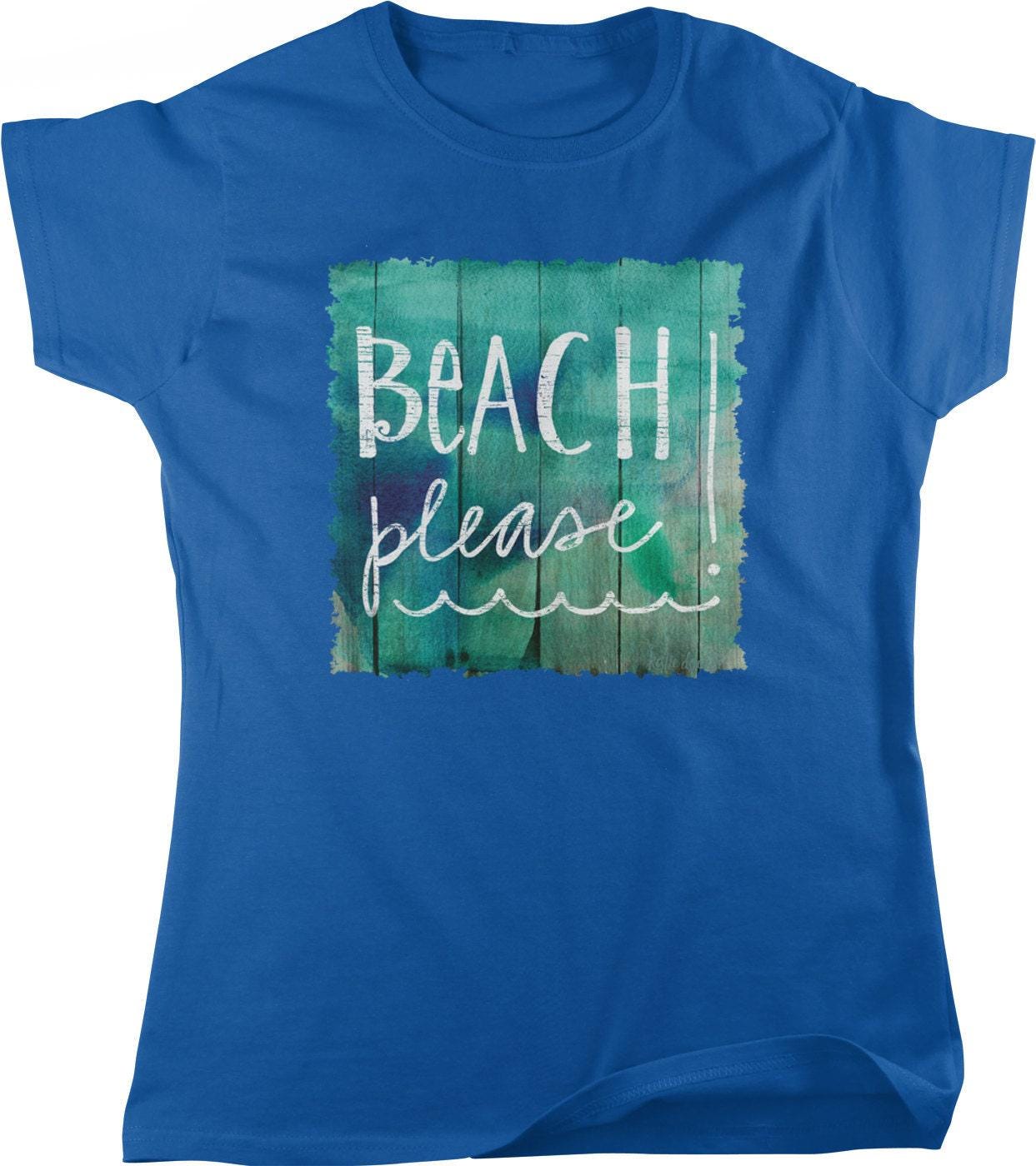 Vintage Beach T-Shirt - Women's Soft Cotton Tee | Surf Culture Apparel