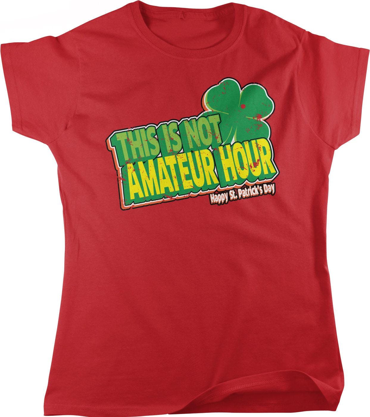 St Patrick's Day T-Shirt - Funny Shamrock Clover Tee | Irish Luck Shirt