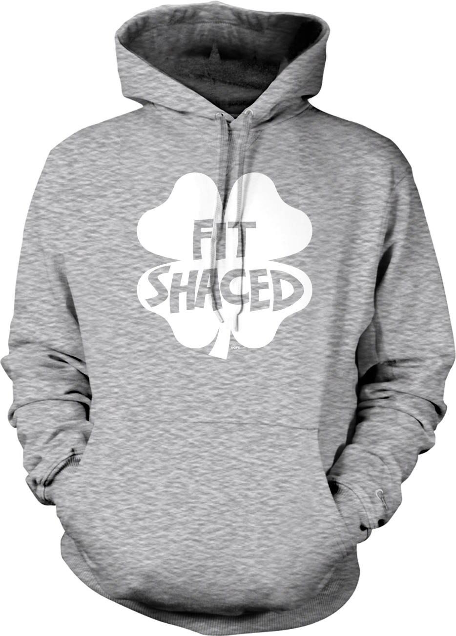 Four Leaf Clover Sweatshirt - Comfortable Cotton Blend Hoodie With Durable Double Ply Hood