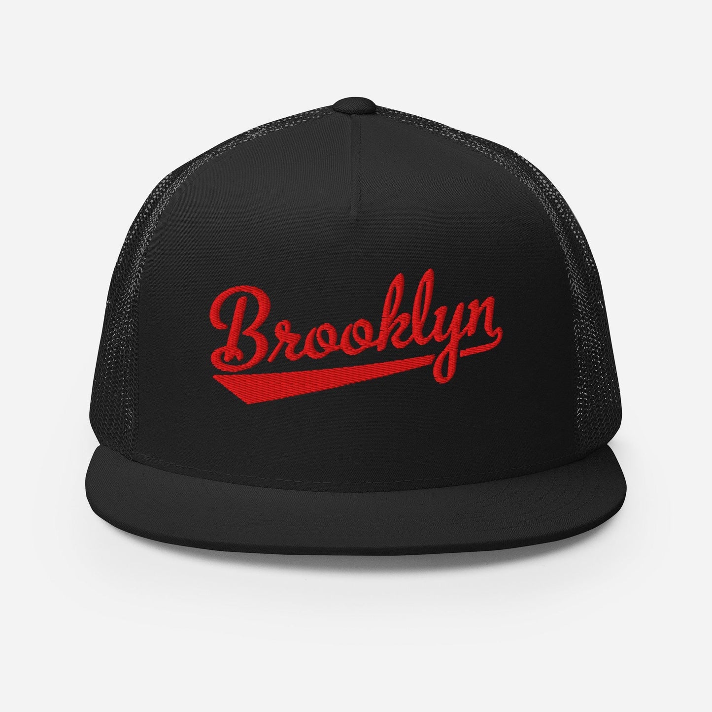 A black baseball cap with a mesh panel on the side.