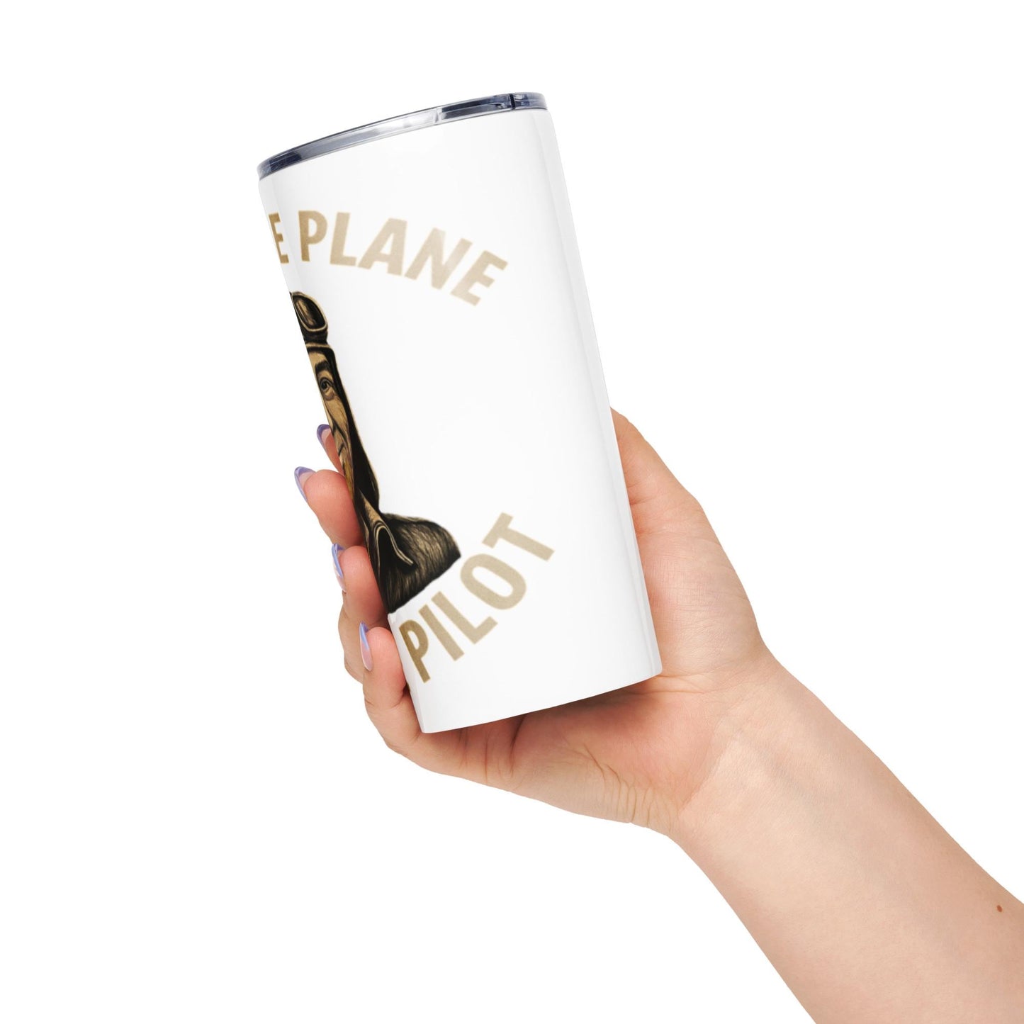 Tapered stainless steel tumbler