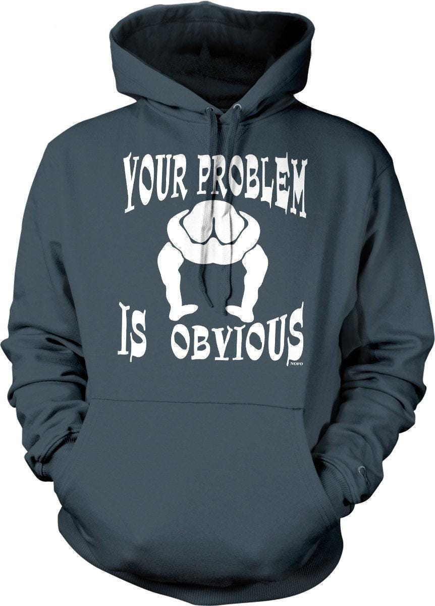 Funny Graphic Hoodie – Cozy Cotton Blend Sweatshirt With Pouch Pocket & Double Ply Hood