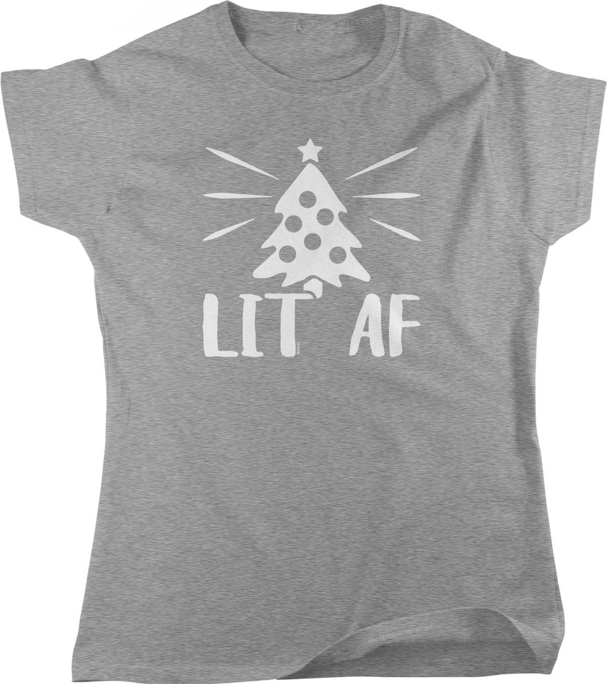 Christmas Tree T-Shirt - Cozy Cotton Holiday Women's Tee | Full Cut, Machine Washable