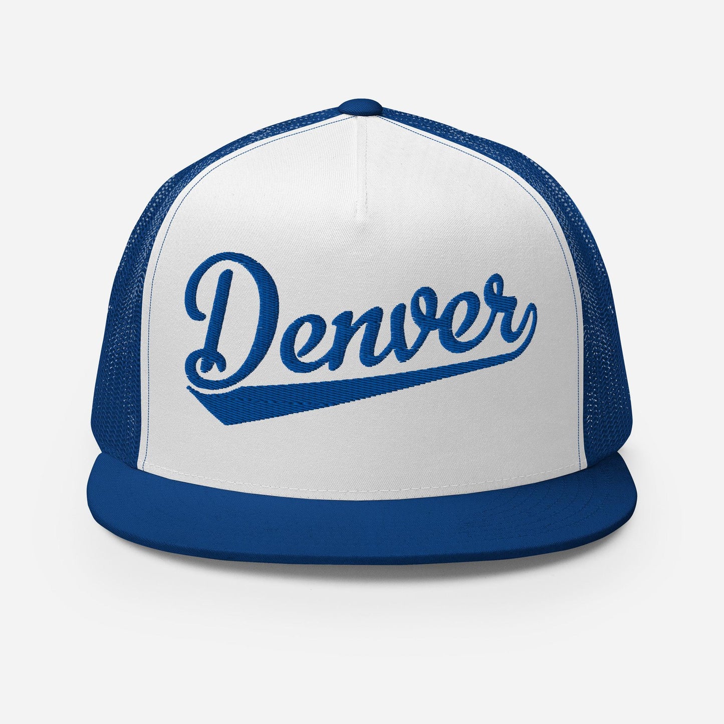 Denver Snapback Hat – 6 Panel Snapback Trucker Hat With Breathable Mesh