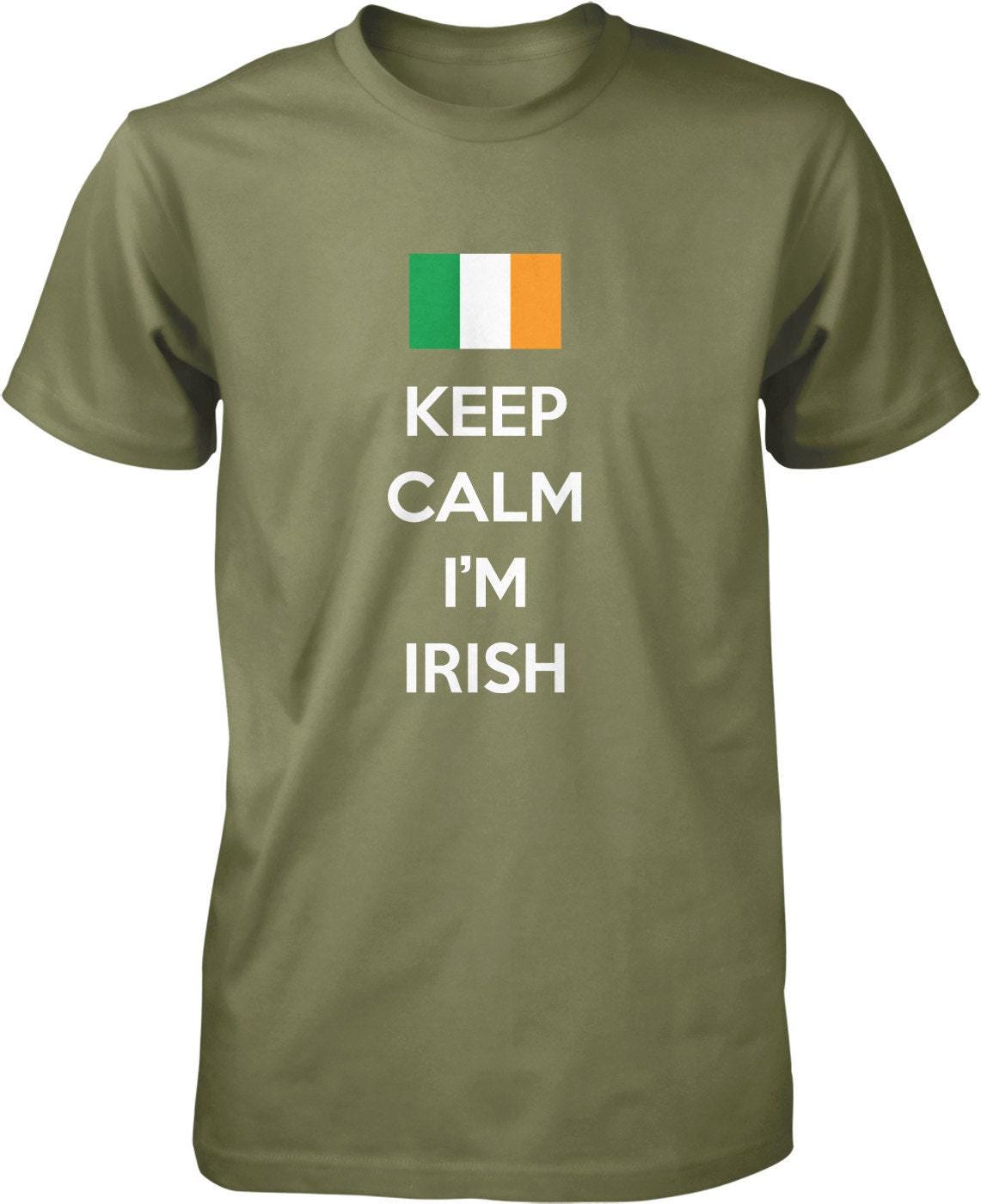 Men's Irish T-Shirt - Soft Cotton Tee With Clover Graphic | St Patricks Day