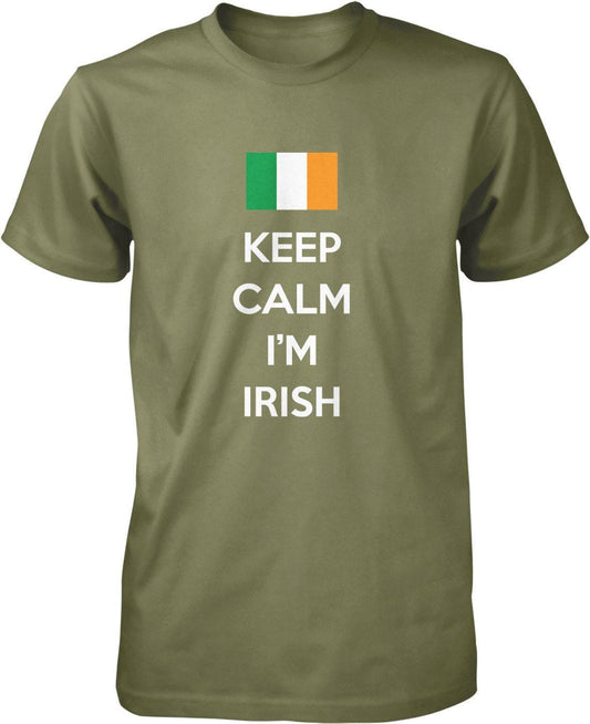 Men's Irish T-Shirt - Soft Cotton Tee With Clover Graphic | St Patricks Day
