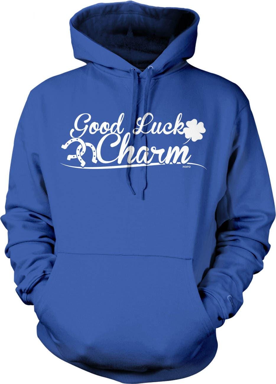 St Patrick's Day Sweatshirt – Cozy Hooded Sweatshirt With Irish Lucky Charm Design