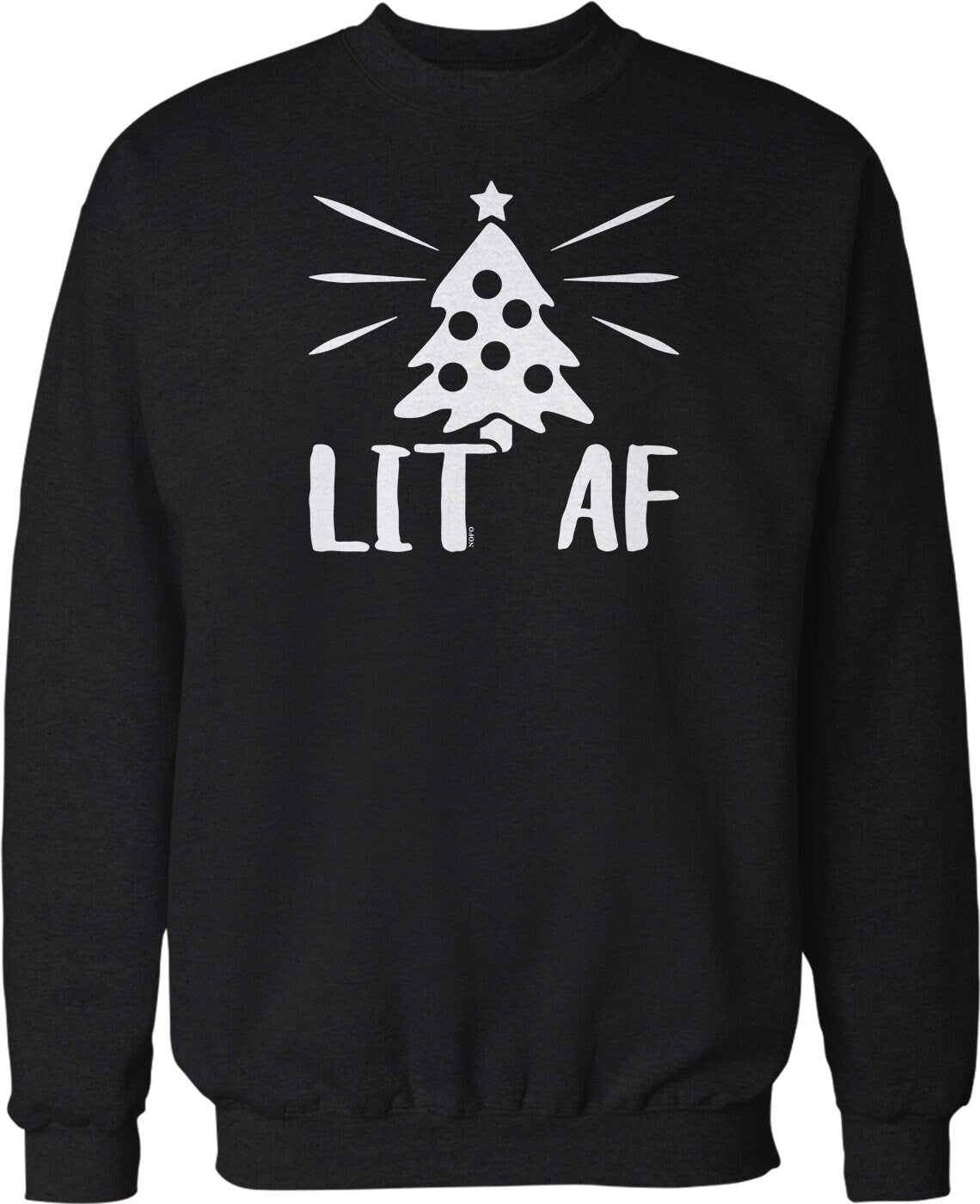 Christmas Tree Sweatshirt – Cozy Holiday Crew Neck With Pouch Pocket Hoodie
